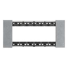 L.NOW - PLACCA 6P MOON - BTICINO KA4806NW - BTICINO KA4806NW product photo