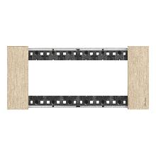 LIVING NOW PLACCA 6 POSTI ORO KA4806ZW - BTICINO KA4806ZW product photo