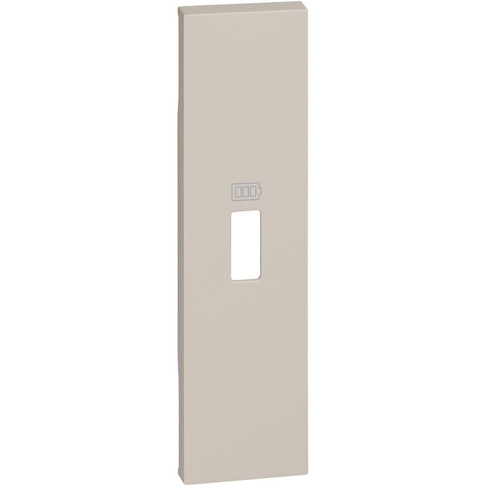 LIVING NOW - COVER CARICATORE USB 1 MODULO SABBIA (K4285C1, K4286C1) - BTICINO KM10C product photo