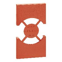 LIVING NOW COVER PRESA_IT/GER 2 MODULI ROSSA KR4140A16 KR4140A16F KR03 - BTICINO KR03 product photo