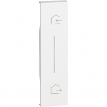 COVER ILLUMINABILE SIMBOLO ENTRA & ESCI LEAVE & BACK HOME BIANCO L.NOW - BTICINO KW40 product photo
