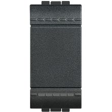 LL - INTERRUTTORE 1P 16A 1M ANTRACITE - BTICINO L4001A product photo