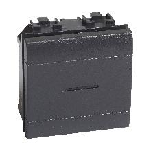 LL - pulsante ax 1P NO 10A 2m antracite - BTICINO L4055M2N product photo