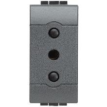 LIVING INT - PRESA 2P+T 10A 250V - BTICINO L4113 product photo