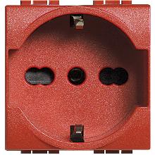 LIVING INT - PRESA STD TEDESCO/ITALIAP30RED - BTICINO L4140/16R product photo