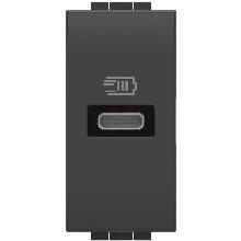 LL - CARICATORE USB TIPO C 1M ANTRACITE - BTICINO L4192C - BTICINO L4192C product photo