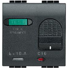 L4305/16 - LIVING INT – INTERRUTTORE MAGNETOTERMICO DIFFERENZIALE 1P+N 16A 10MA - BTICINO L4305/16 - BTICINO L4305/16 product photo