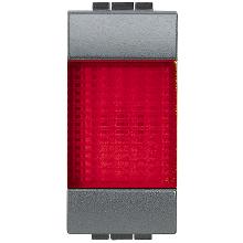 LIVING INT - PORTALAMPADA SPIA ROSSO - BTICINO L4371R product photo