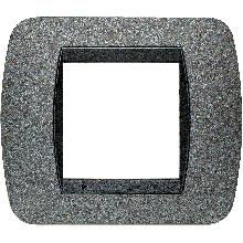 LIVING INT-PL.2P X SCAT.TONDA GRAFITE - BTICINO L4802GF - BTICINO L4802GF product photo