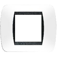 LIVING INT PLACCA 2P PLASTIC - BTICINO L4802PB product photo