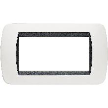 PLACCA 4 MODULI, BIANCO - BTICINO L4804PB product photo
