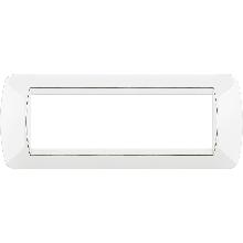 LIVING INTERNATIONAL PLACCA 7 MODULI BIANCA L4807BI NUOVA ORIGINALE - BTICINO L4807BI product photo