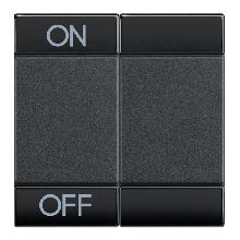 LIVING - COPRITASTO ON OFF 2 MOD - BTICINO L4911M2AGN - BTICINO L4911M2AGN - BTICINO L4911M2AGN product photo