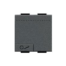 LL - copritasto+luce scale 2m antracite - BTICINO L4915M2BN product photo