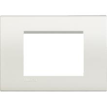 LIVINGLIGHT  - PLACCA 3P BIANCA LNA4803BI - BTICINO LNA4803BI product photo