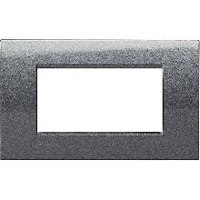 LL - PLACCA 4P ACCIAIO - BTICINO LNA4804AC - BTICINO LNA4804AC - BTICINO LNA4804AC product photo