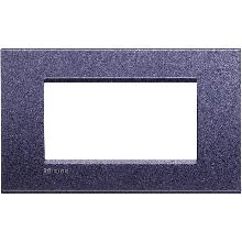 LIVING LIGHT - PLACCA 4P CLUB LNA4804CB - BTICINO LNA4804CB product photo
