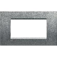 Placca Living Light native LNA4804NA Bticino Quadra 4 posti - BTICINO LNA4804NA product photo