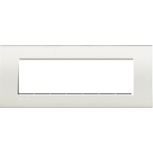 PLACCA LIVING LIGHT BIANCA LNA4807BI BTICINO QUADRA 7 POSTI - BTICINO LNA4807BI product photo