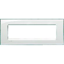 PLACCA LIVING LIGHT ACQUAMARINA LNA4807KA BTICINO QUADRA 7 POSTI - BTICINO LNA4807KA product photo