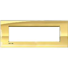 LIVING LIGHT - PLACCA 7P ORO FRDEEO LNA4807OA - BTICINO LNA4807OA product photo