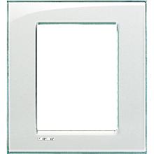 LL - PLACCA 3+3P ACQUAMARINA - BTICINO LNA4826KA product photo