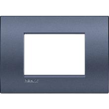 LL - PLACCA 3P BLUE MOON - BTICINO LNC4803BM - BTICINO LNC4803BM - BTICINO LNC4803BM product photo