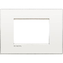 LIVING LIGHT PLACCA 3P BIANCO PURO AIR LNC4803BN - BTICINO LNC4803BN product photo