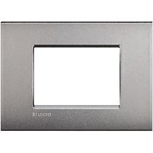 LL - PLACCA 3P NICHEL SATINATO - BTICINO LNC4803NK product photo
