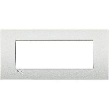 LIVING LIGHT PLACCA 7P BIANCO PERLA AIR LNC4807PR - BTICINO LNC4807PR product photo