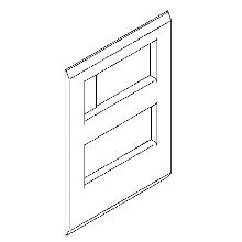 MOSTRINE-FINITURA 4P+DIFF X ME250+G250 - BTICINO MT7262 - BTICINO MT7262 - BTICINO MT7262 product photo