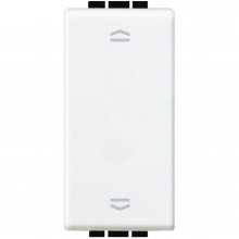 COMMUTATORE DOPPIO TASTO (1-0-2) 16A 250VAC BIANCO LL - BTICINO N4027N product photo