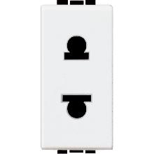 LIGHT - PRESA 2P 16A EUROAMERICANA D=5 - BTICINO N4125 - BTICINO N4125 - BTICINO N4125 product photo