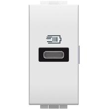 LL - CARICATORE USB TIPO C 1M BIANCO - BTICINO N4192C - BTICINO N4192C product photo