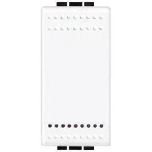 LIGHT - COPRITASTO ILLUMINABILE PER INTERRUTTORE  INT/DEV 1 MOD - BTICINO N4911 product photo