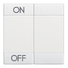 LIGHT - COPRITASTO ON OFF 2 MOD - BTICINO N4911M2AGN product photo