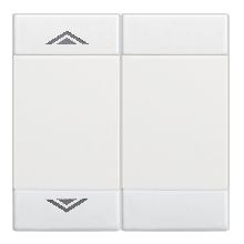 LIGHT - COPRITASTO SU GIU 2 MOD - BTICINO N4911M2AHN - BTICINO N4911M2AHN - BTICINO N4911M2AHN product photo