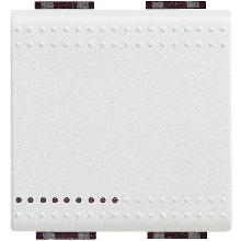 LIGHT - COPRITASTO ILLUMINABILE PER INTERRUTTORE / DEVIATORE 2 MOD - BTICINO N4911/2 product photo