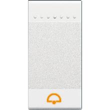 LL - COPRITASTO+CAMPANELLO 1M BIANCO - BTICINO N4915DN product photo