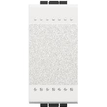 LIVING LIGHT - COPRITASTO ILLUM. 1 FUNZ. 1M BIANCO N4915N - BTICINO N4915N product photo