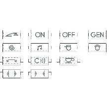 LL - KIT SIMBOLOGIA AX BIANCO - BTICINO N4916KIT - BTICINO N4916KIT - BTICINO N4916KIT product photo
