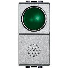 LIGHT TECH - PULSANTE + PORTALAMPADA VERDE - BTICINO NT4038V product photo