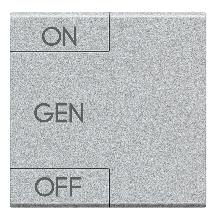 LIGHT TECH - COPRITASTO ON OFF GEN 2 MOD - BTICINO NT4911M2AFN - BTICINO NT4911M2AFN - BTICINO NT4911M2AFN product photo