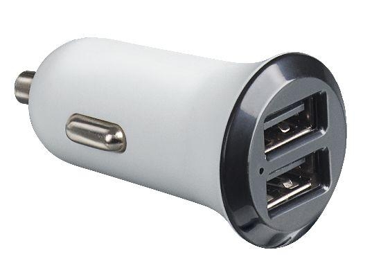 KIT - 2 PR. USB CAR CHARGER 12V-2.1A MAX - BTICINO S2614G product photo