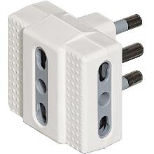 KIT - ADATTATORE TRIS 3 BIPASSO 16A BCO - BTICINO S3604D - BTICINO S3604D product photo