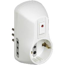 KIT - ADAT SAFE 1 PR. ST TED+2 10A+INT BI - BTICINO S3610DB - BTICINO S3610DB - BTICINO S3610DB product photo