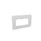 INTERLINK - PLACCA 4MOD LL BIA COLONNE CURV - BTICINO 120057BA - BTICINO 120057BA - BTICINO 120057BA product photo Photo 01 2XS