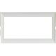 SUPPORTO 4 MODULI MATIX MAGIC E MOSTRINA DI FINITURA COLORE GRIGIO CHIARO PER TORRETTE MODULARI BIFACCIALI - BTICINO 150677 product photo Photo 02 2XS