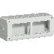 CUSTODIA IP40 6 POSTI COMPOSTA DA BASE E COPERCHIO PER 3+3 MODULI LUNA LIVINGLIGHT - BTICINO 24406 product photo Photo 02 2XS