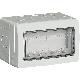 CUSTODIA IP55 COMPOSTA DA BASE E COPERCHIO PER 4 MODULI LUNA LIVINGLIGHT - BTICINO 24504 product photo Photo 02 2XS
